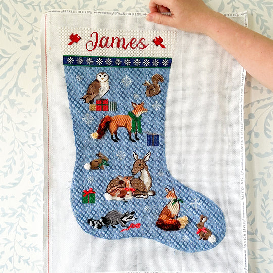 Christmas Forest Stocking