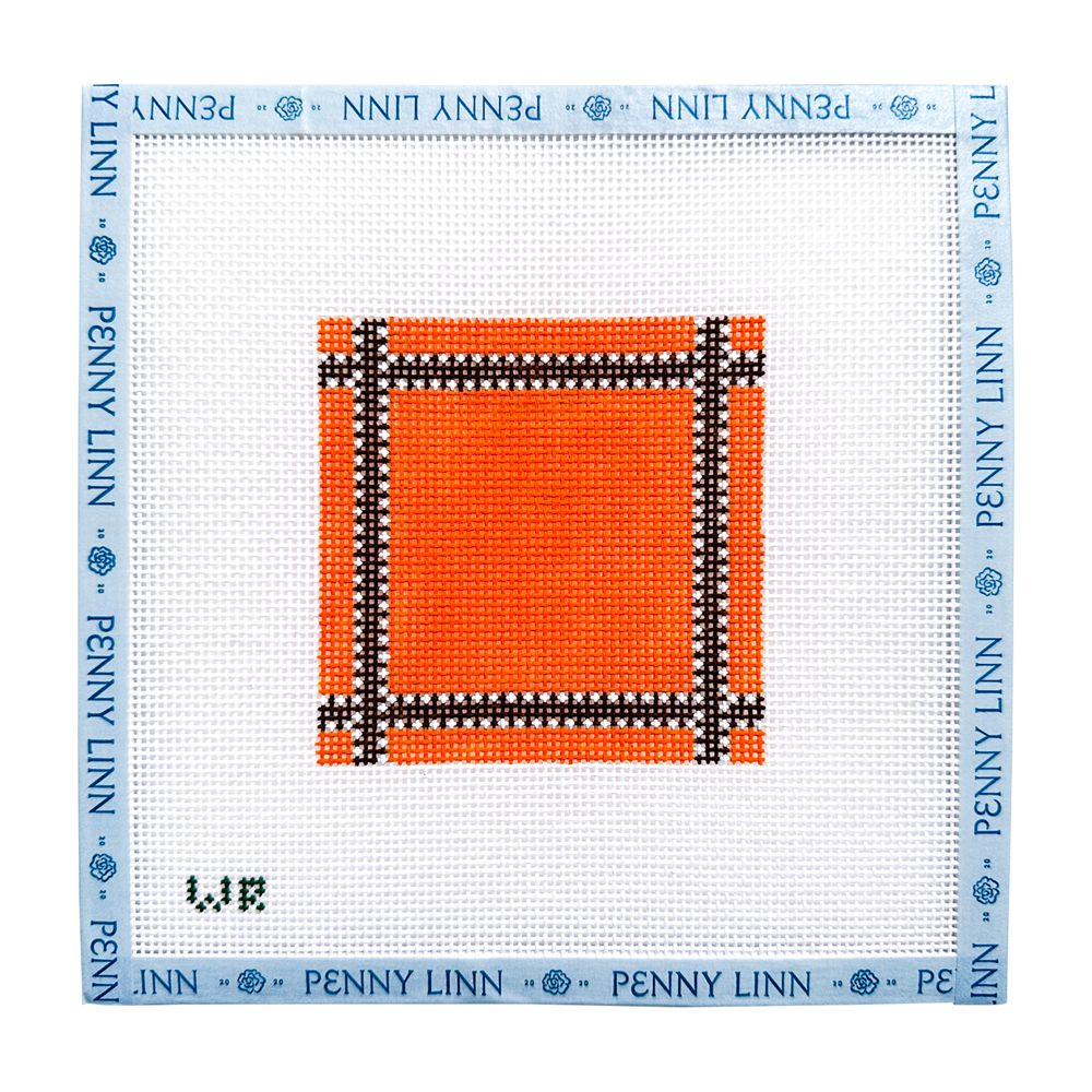 Hermès Inspired Monogrammed Coaster - Customize