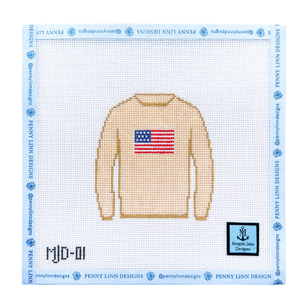 American Flag Sweater