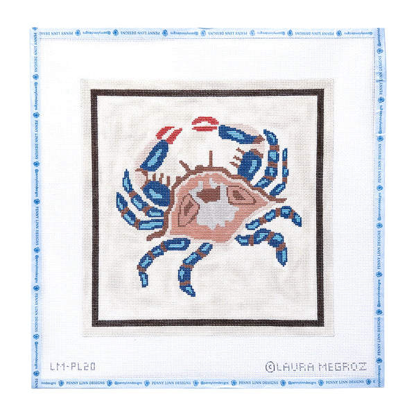 Blue Crab with Border