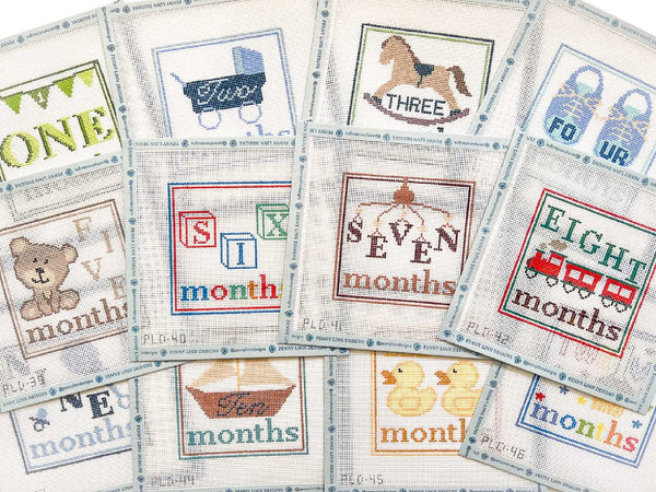 12 Month Milestone Canvas Collection - Penny Linn Designs - Penny Linn Designs