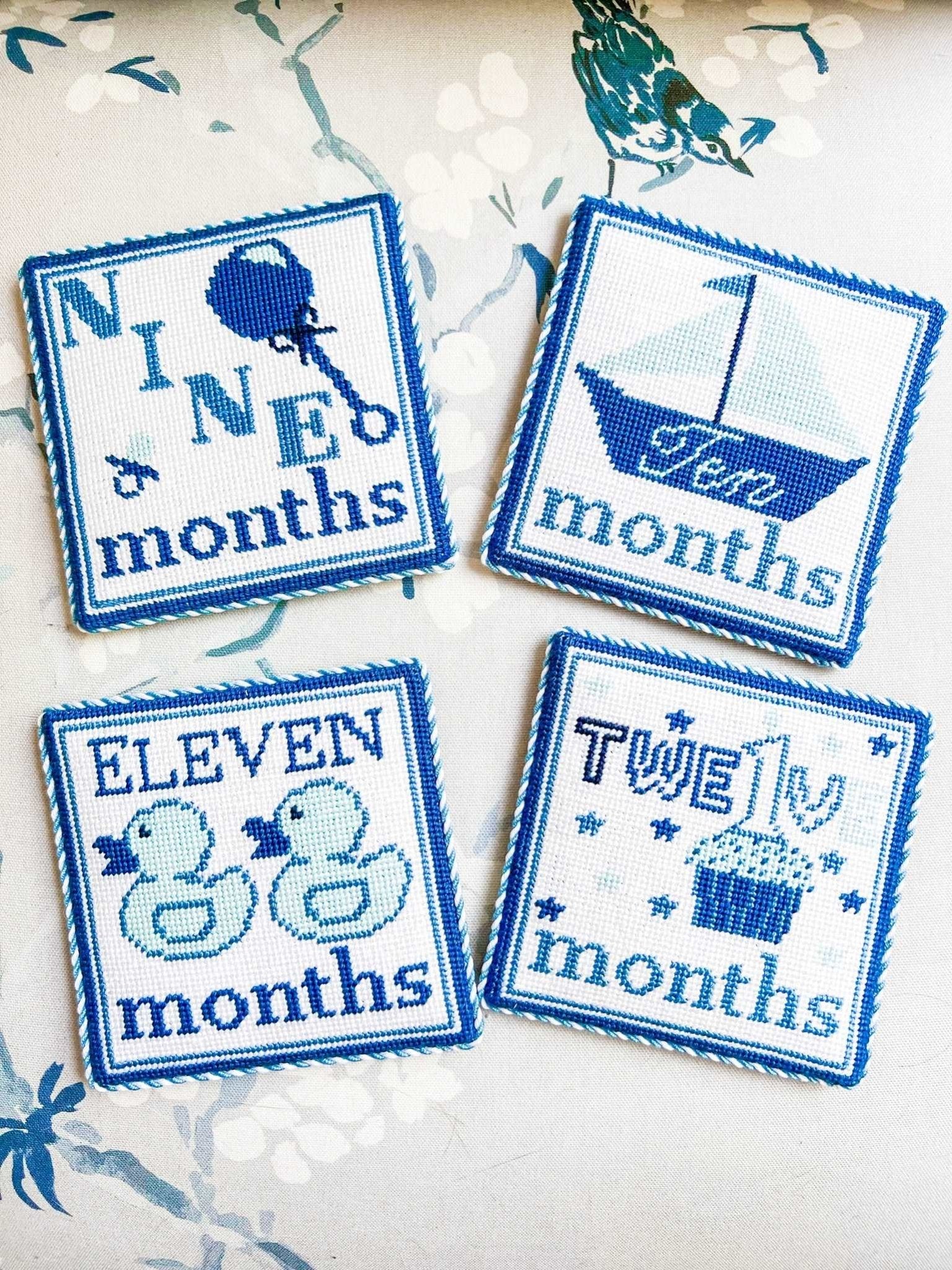 12 Month Milestone Canvas Collection - Penny Linn Designs - Penny Linn Designs