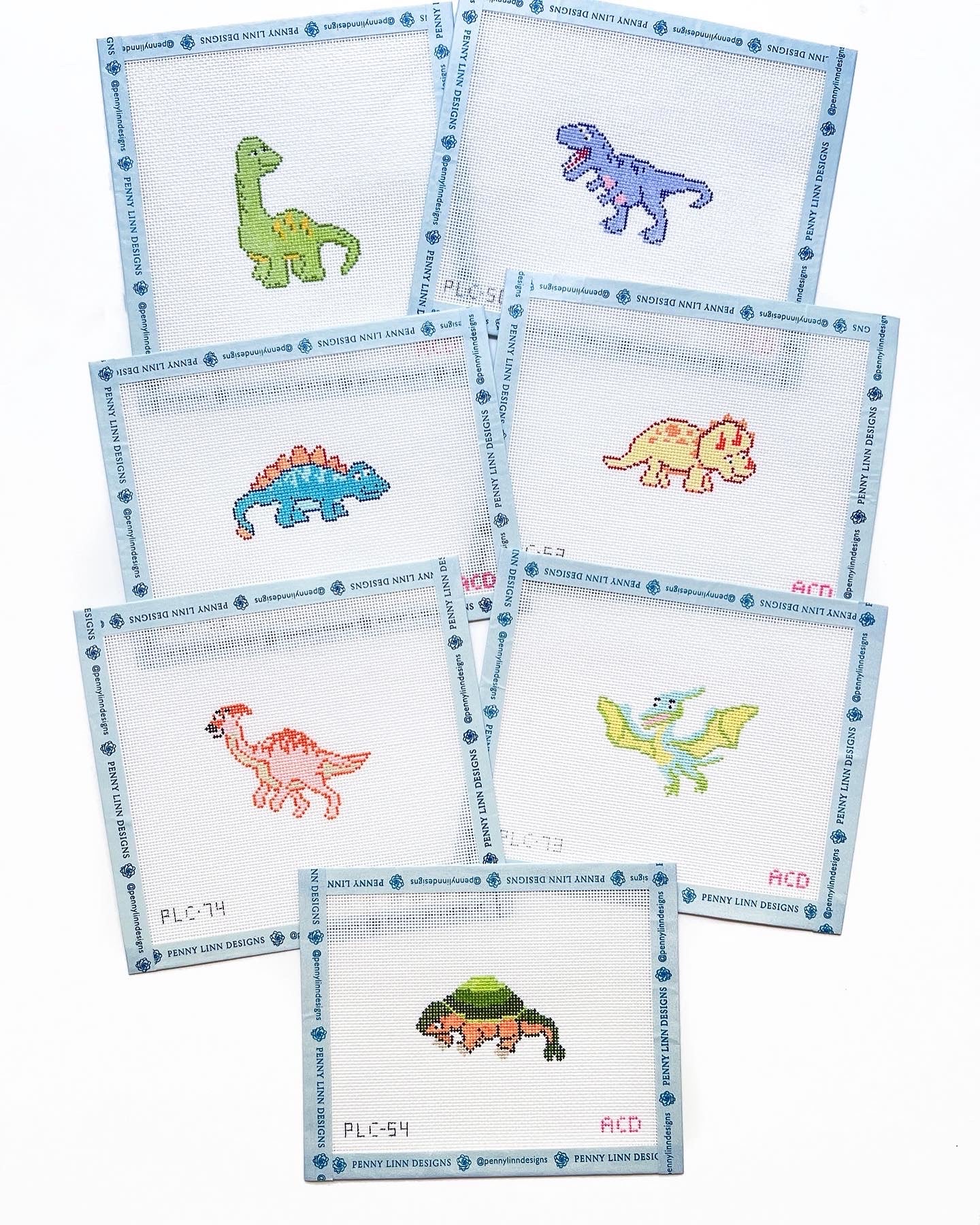 Dino Friends - Brontosaurus - Penny Linn Designs - AC Designs