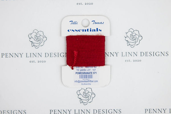 Essentials 571 Pomegranate - Penny Linn Designs - Planet Earth Fibers