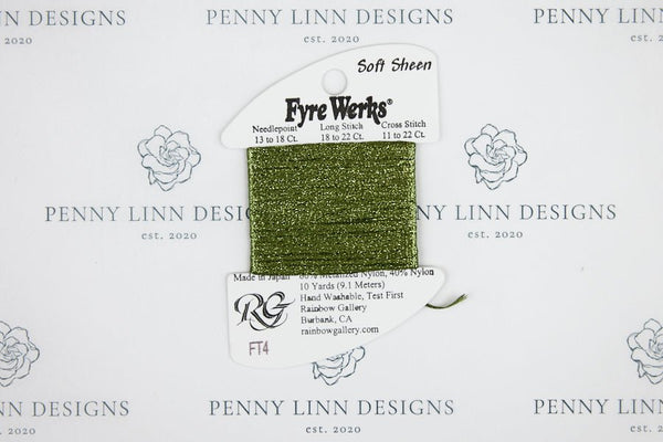 Fyre Werks Soft Sheen FT4 Loden Green - Penny Linn Designs - Rainbow Gallery