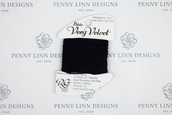 Petite Very Velvet V601 Black - Penny Linn Designs - Rainbow Gallery